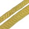 1 Yard Metallic Gold Embroidered Trim Decorative DIY Accent Ribbon 0.50 1 inch Width